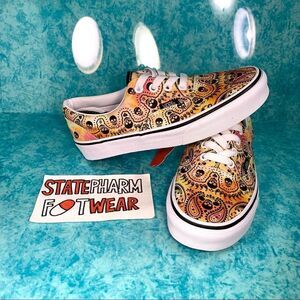 Vans Era Bandana ‘Yellow Tie Dye’ Men’s Low Top Canvas Paisley Shoes